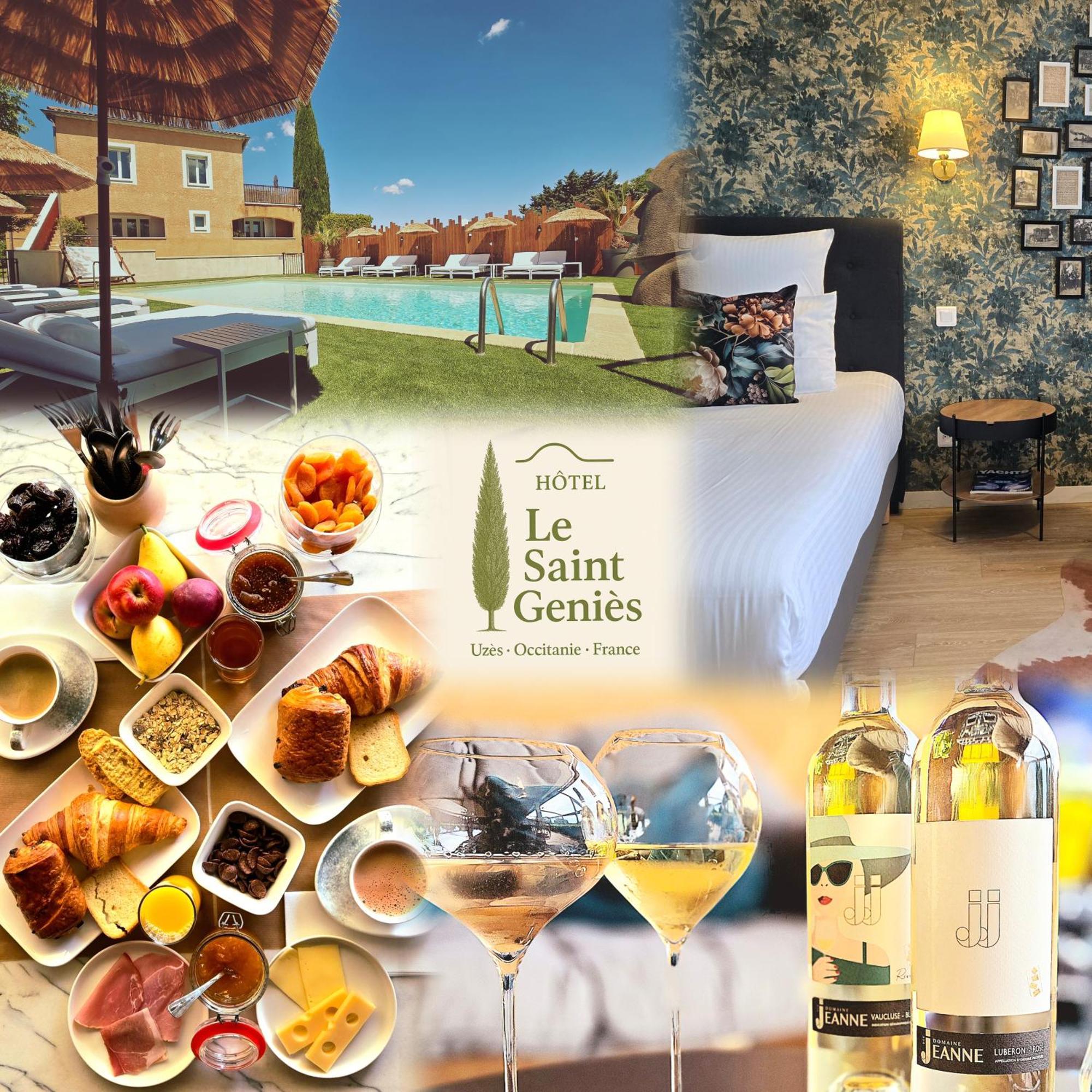Hotel Le Saint-Genies Uzès Zewnętrze zdjęcie